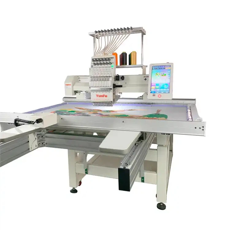 Macchina da ricamo piatta multifunzionale