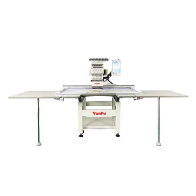 Macchina da ricamo a testa singola di grande formato a 12 aghi